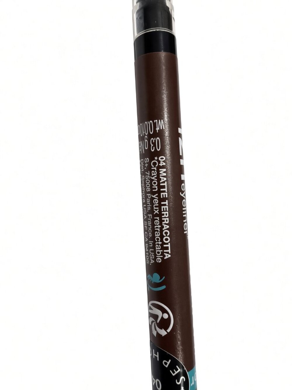 Sephora 12HR Retractable Eyeliner Matte Terracotta New